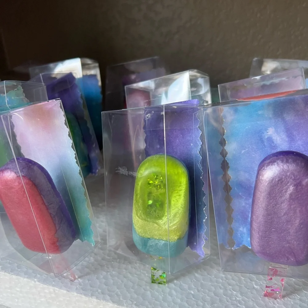 Hand Crafted Colorful soap Popsicles